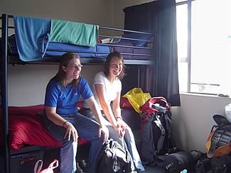 Friendly backpackers, Motueka, New Zealand