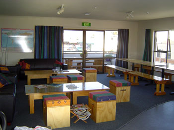 Backpacker lounge, Motueka