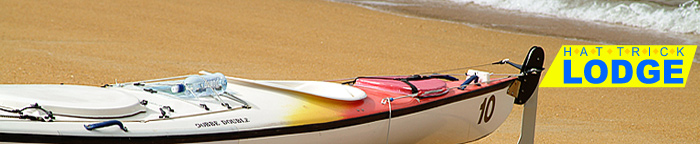 Enjoying sea kayaking along the Abel Tasman coastline
